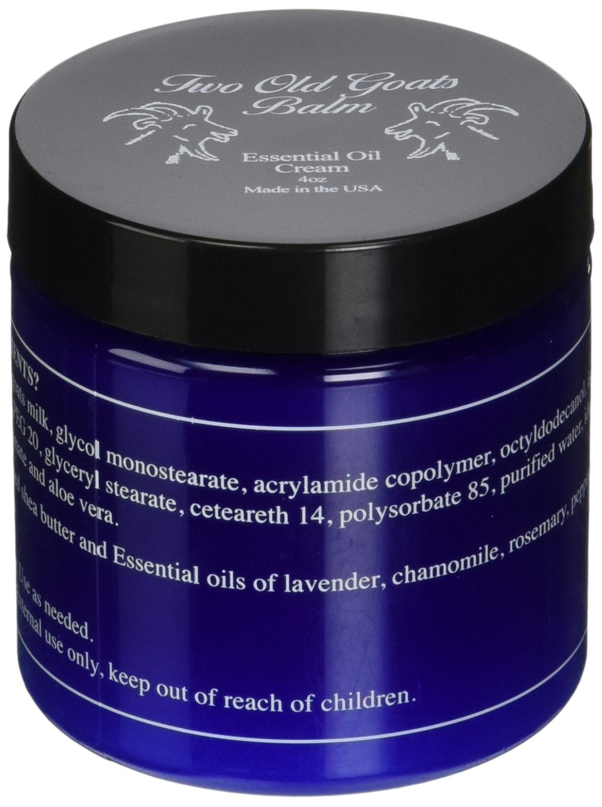 Two Old Goats Lotion baume 4oz : hydratation douce et usage quotidien