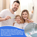 Dons: TWOWORLD mini dentifrices faciles à distribuer.