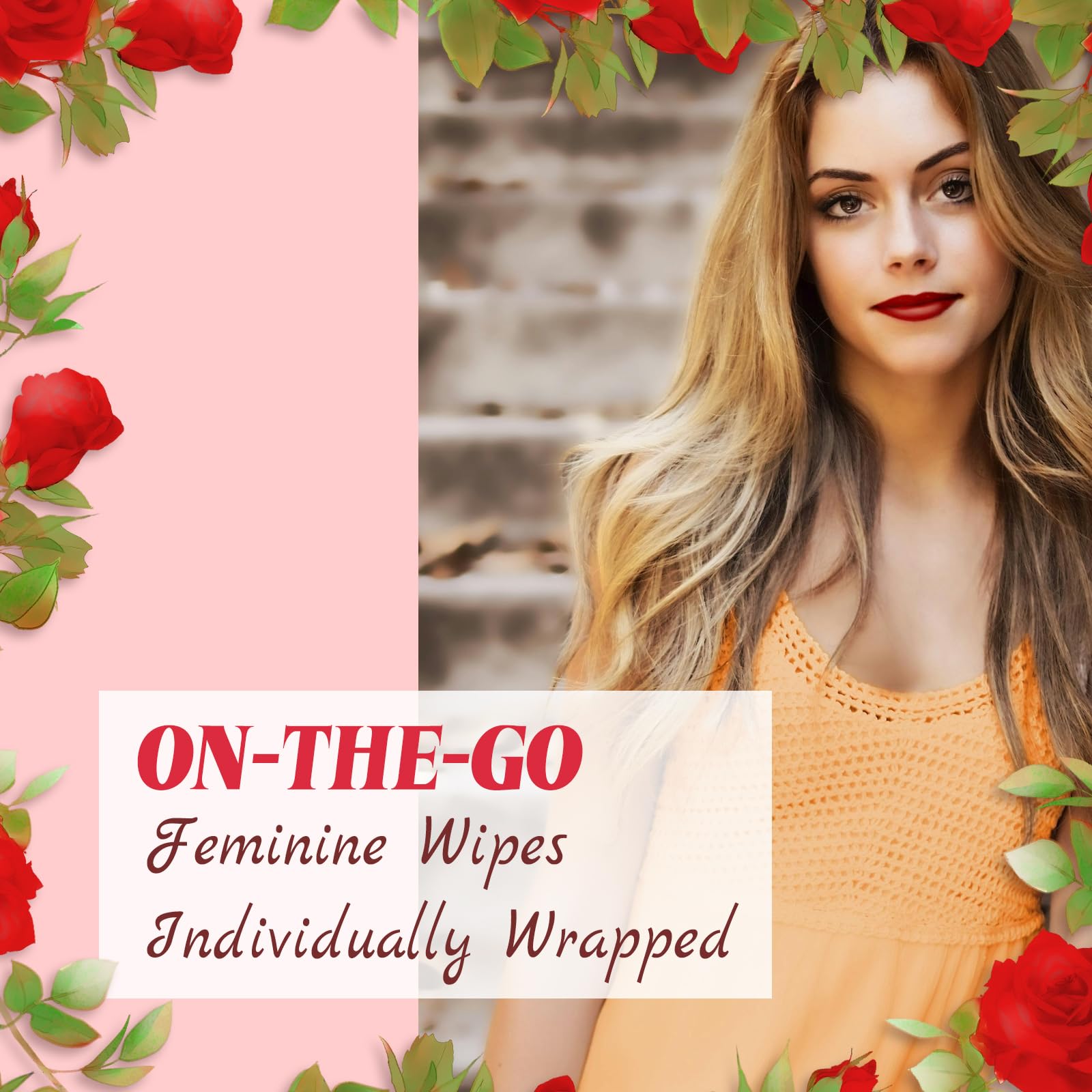 Lingettes féminines Twoworld pour usage quotidien, parfaites en sac à main.