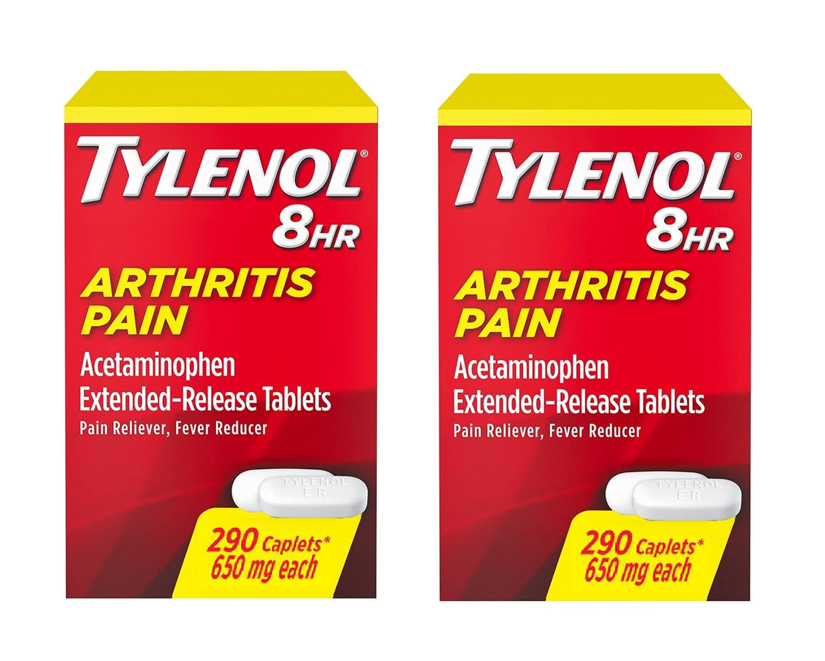 Tylenol articulations, boîte-pack deux, présentation pratique pour le quotidien.