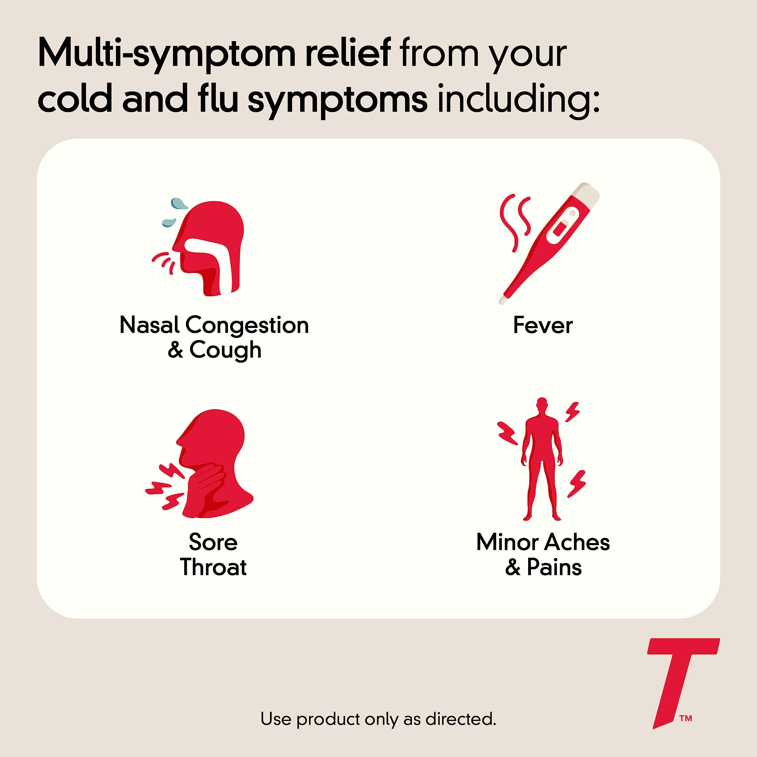 Tylenol Caplets Décongestion Nasale — amélioration possible de la respiration nasale.