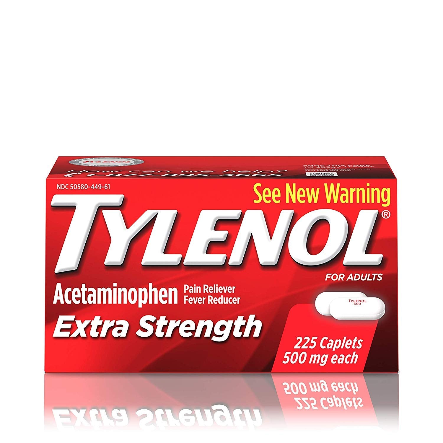 Tylenol comprimés forts 500 mg – soulagement des douleurs et fièvre