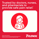 Dissolution rapide sur la langue sans eau nécessaire pour Tylenol.