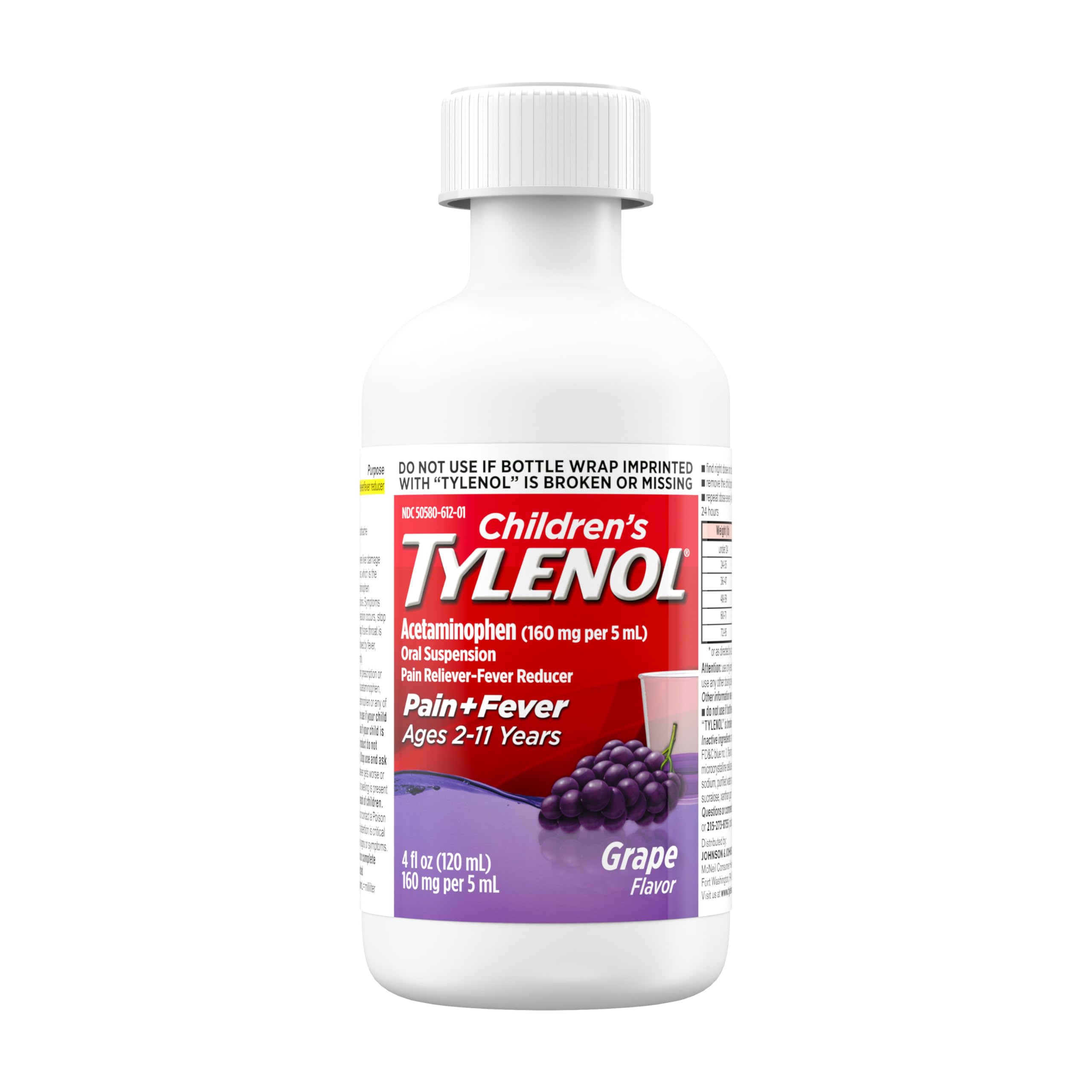 Logo Tylenol Enfants, marque recommandée par les pédiatres.