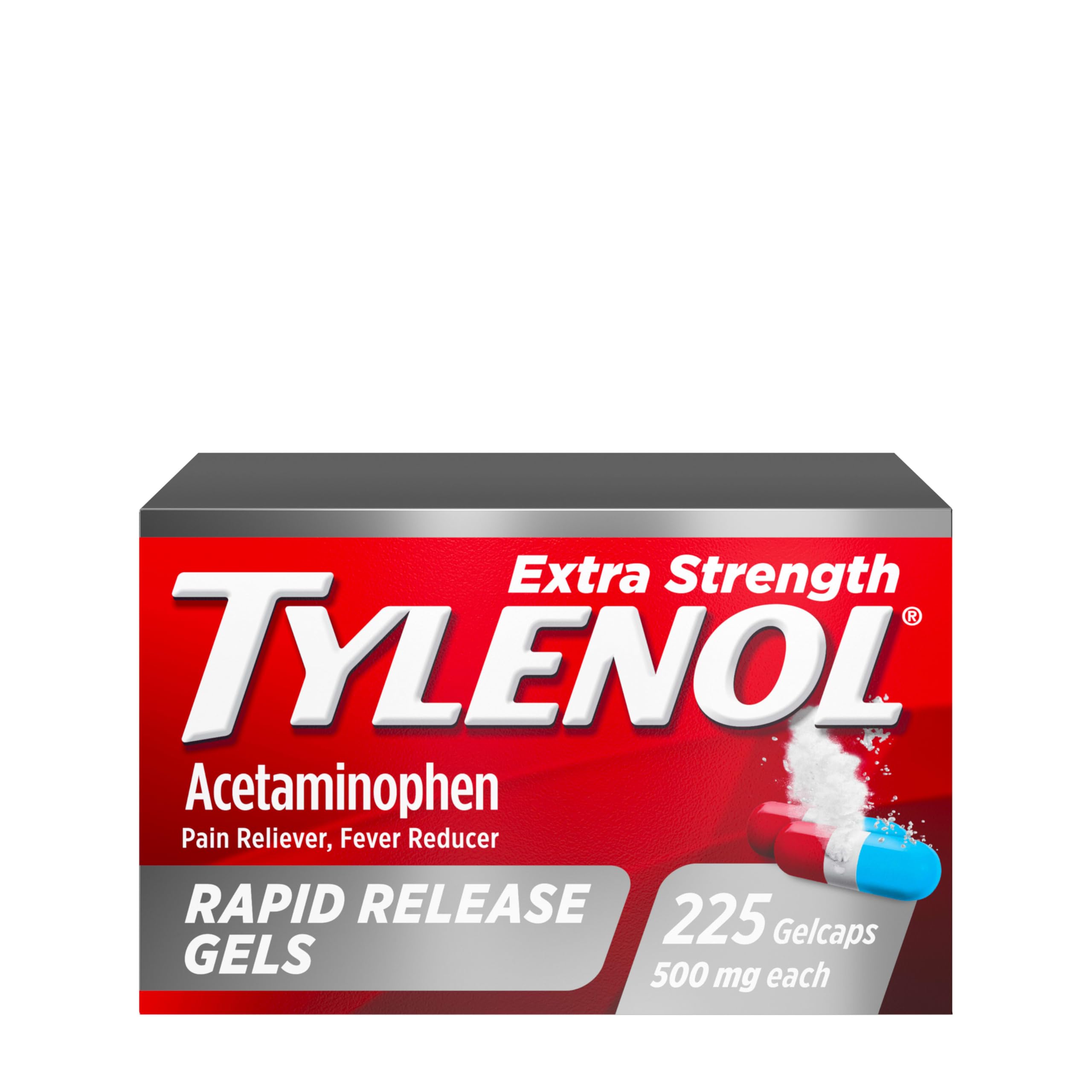 Tylenol gélules libération rapide – flacon 225 gélules et dosage 500 mg