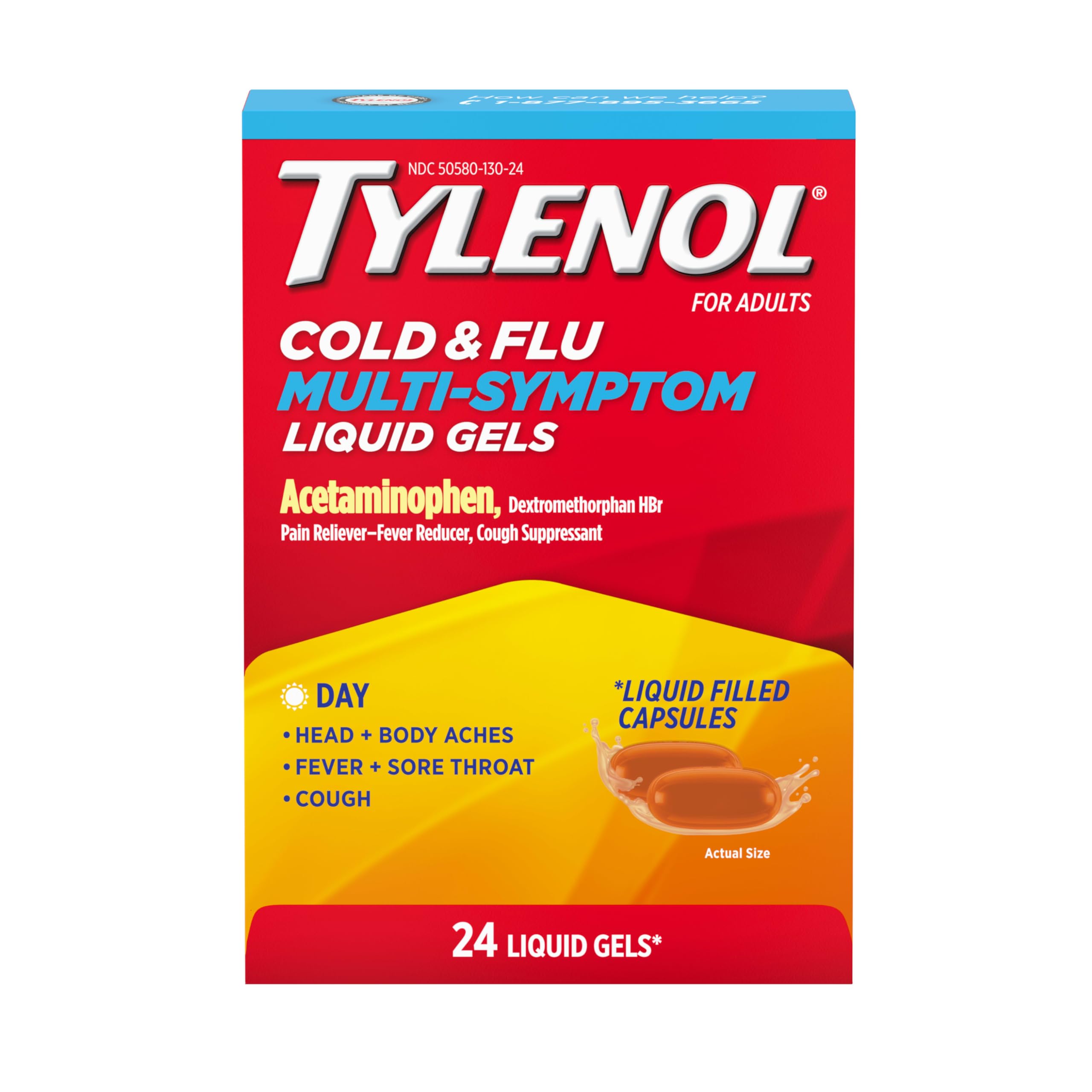 Emballage Tylenol Jour prêt à transporter lors de déplacements.