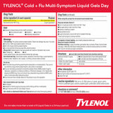 Gélules liquides Tylenol Jour, utilisation diurne adaptée pour adultes et adolescents.