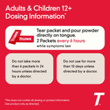 Format portable Tylenol Dissolve Packs pour voyage