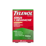 Tylenol Sinus + Mal de Tête Comprimés, emballage prêt à l’emploi pour la journée.