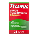 Tylenol Sinus + Mal de Tête Comprimés – boîte de 24 comprimés, soulagement ciblé.