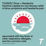 Tylenol Sinus + Mal de Tête Comprimés, présence de phényléphrine 5 mg.