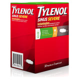 Formule non somnolente des Tylenol Sinus Severe Daytime Caplets.