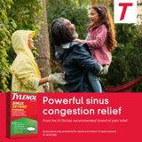Tylenol Sinus Severe Daytime Caplets pack voyage lot de 50, prêt à emporter.