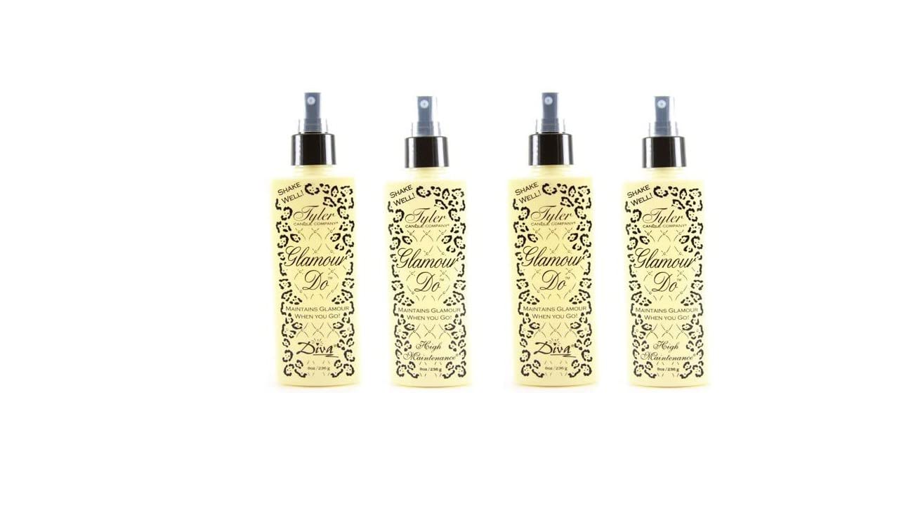 Tyler Candle Company Diva Glamour Do, spray pour bougie, parfume durablement l’espace et améliore l’atmosphère