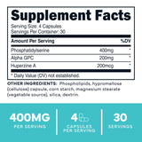 Type Zero Alpha-GPC 300mg – Tablettes favorisant mémoire et cognition.