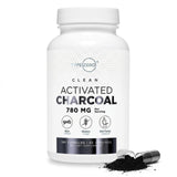 Type Zero Charbon Actif capsules, bouteille, soutien naturel au bien-être quotidien