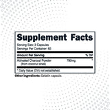Type Zero Charbon Actif capsules sans gluten pour une routine adaptée