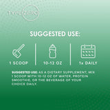 Fiche nutritionnelle Type Zero met en avant les composants cles