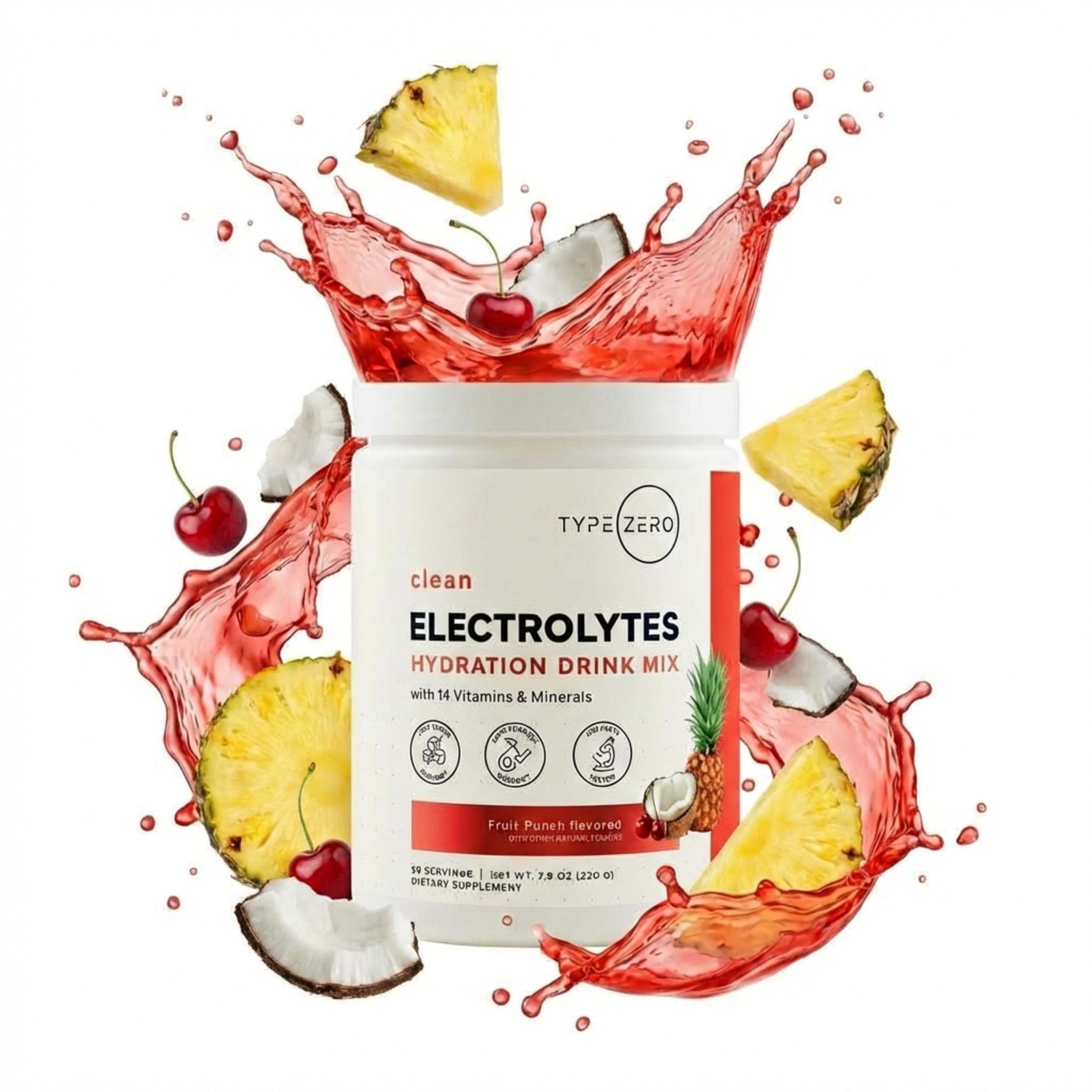 Type Zero goût fruits et baies rafraîchissant et naturel.