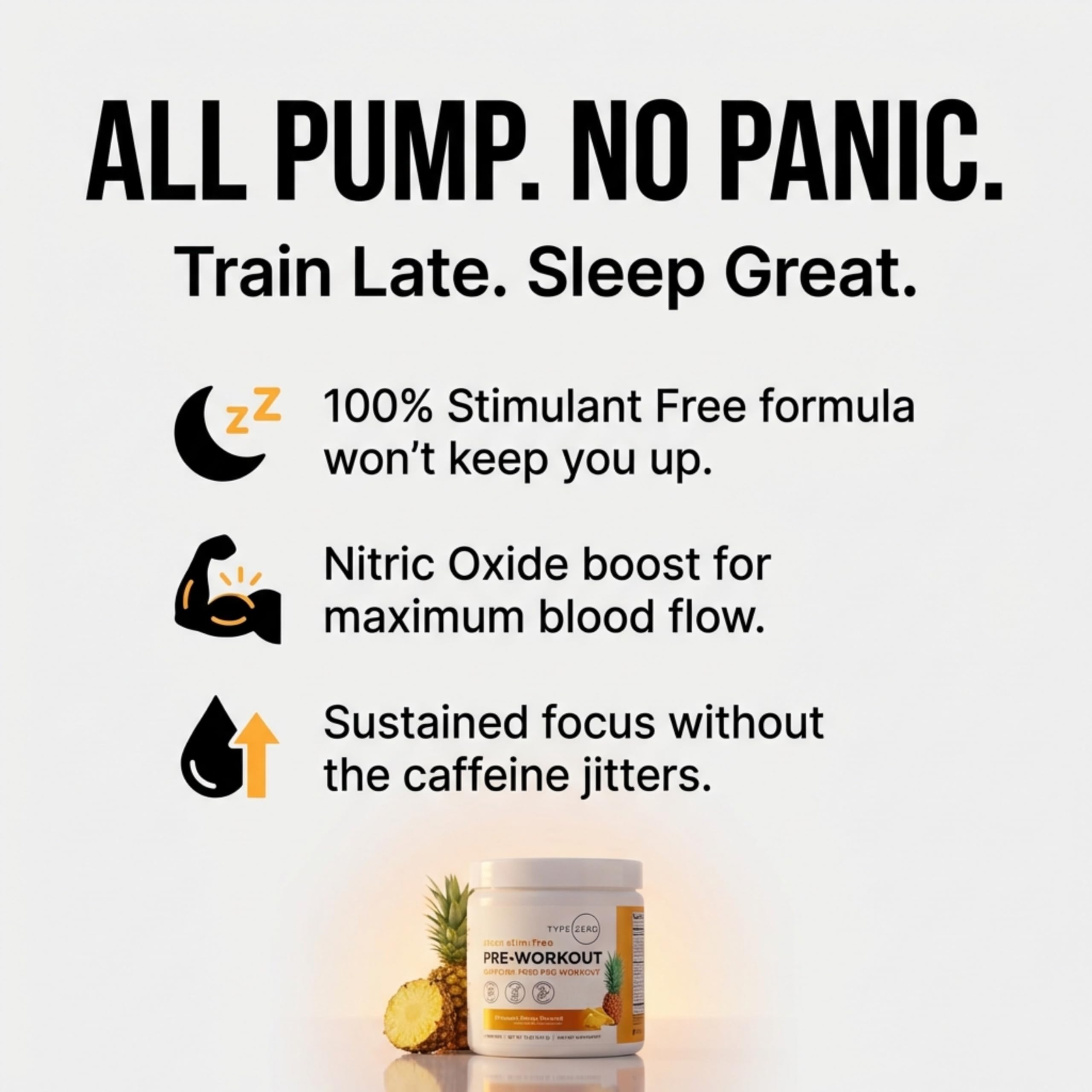 Ingrédients clés L-Citrulline Malate et Arginine AKG.