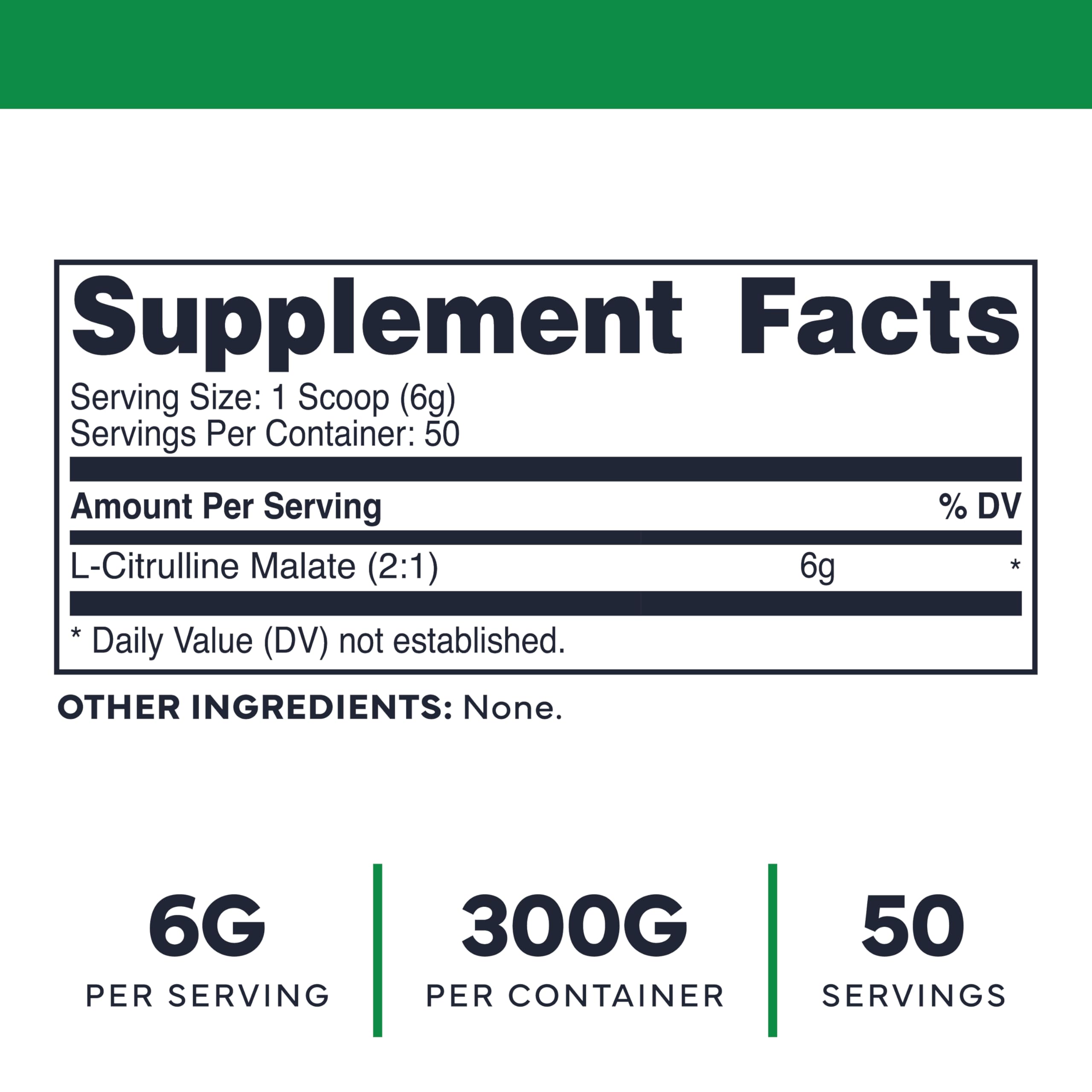 Type Zero L-Citrulline Malate sans arom e pour pre-entraînement pur