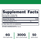 Type Zero L-Citrulline Malate sans arom e pour pre-entraînement pur