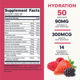 Poudre d'hydratation Type Zero, dose mesurable en cuillère.