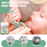TYTDOUTER Ciseaux bébé, manche ABS et capuchon pour un rangement hygiénique