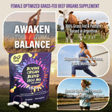 tzaxyan foie bovin capsules pour femmes, apport en fer et vitalité.