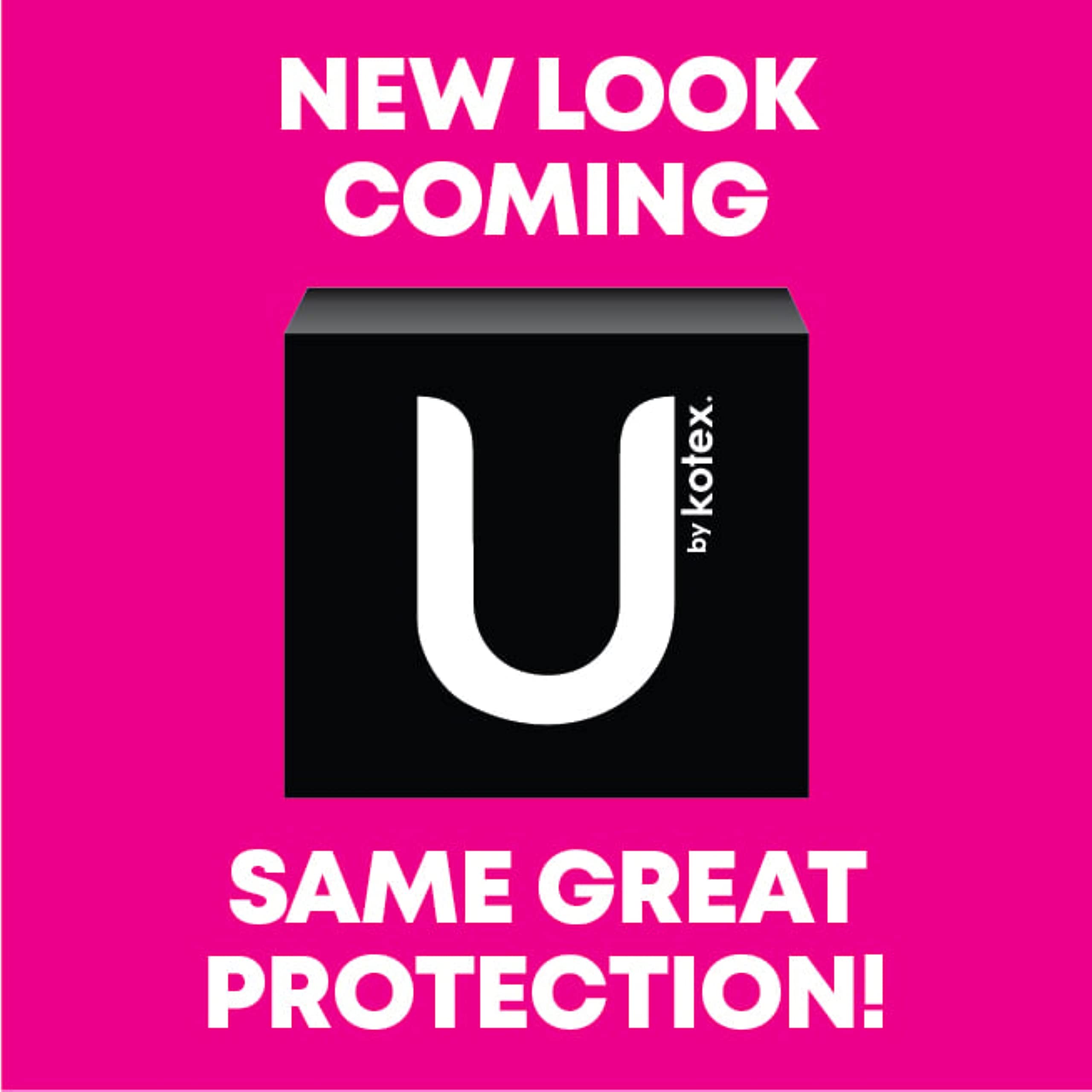 U by Kotex AllNighter: design Confort-Flex pour un ajustement qui épouse le mouvement.