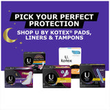 U by Kotex AllNighter sans parfum et sans lotion: protection nocturne.