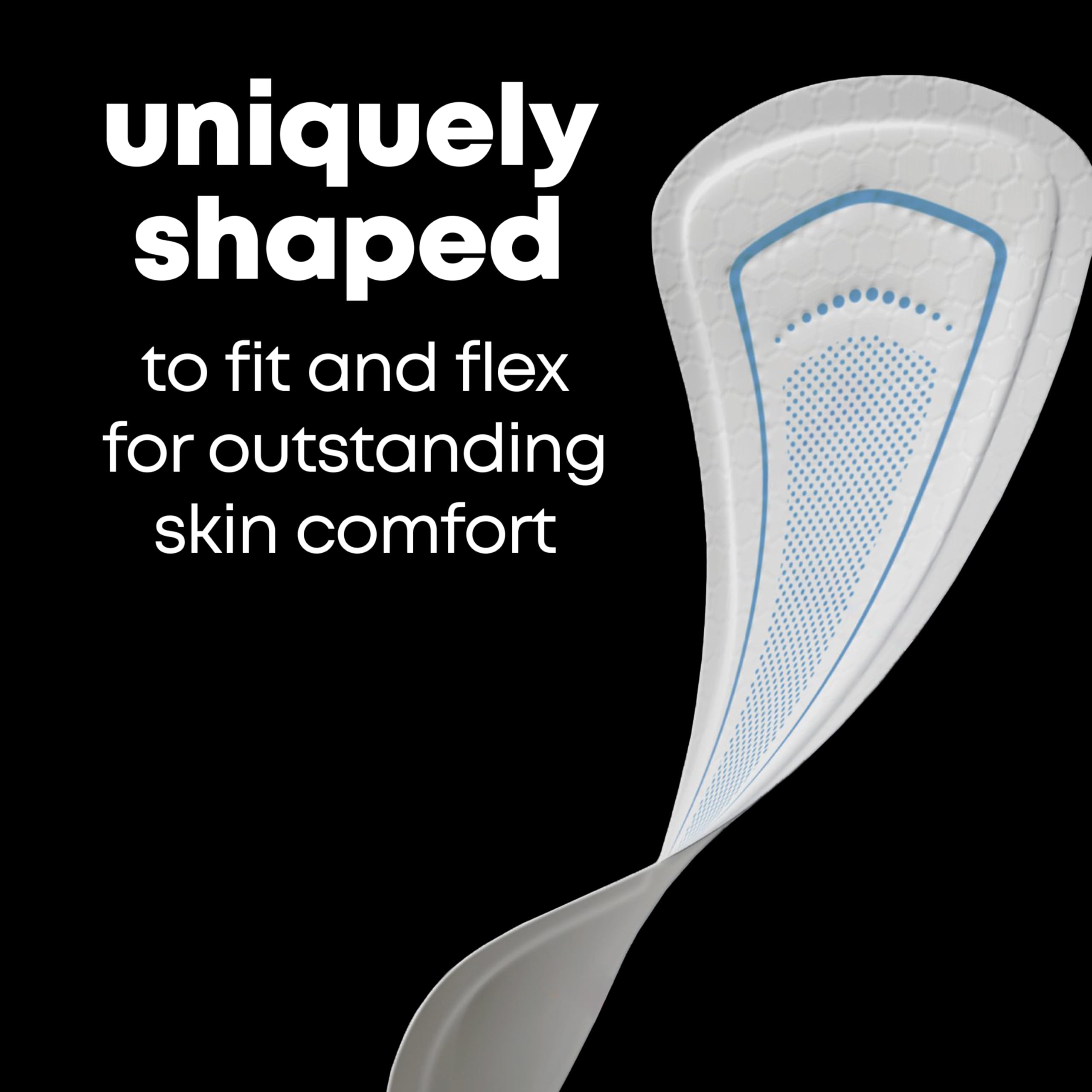 U by Kotex Balance, emballage individuel pour le déplacement.