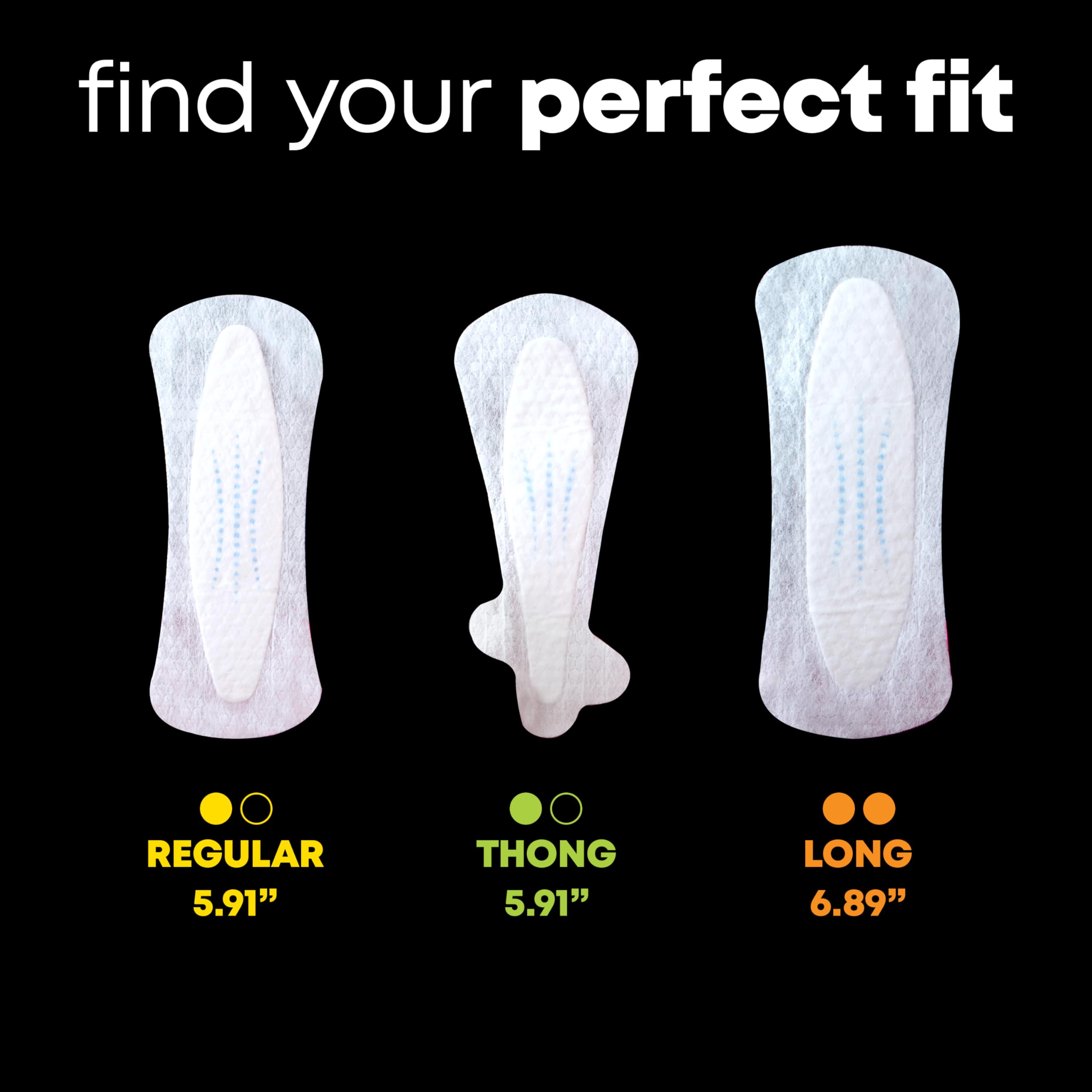 U by Kotex Balance protège-slips forme plate et flexible, suit les mouvements