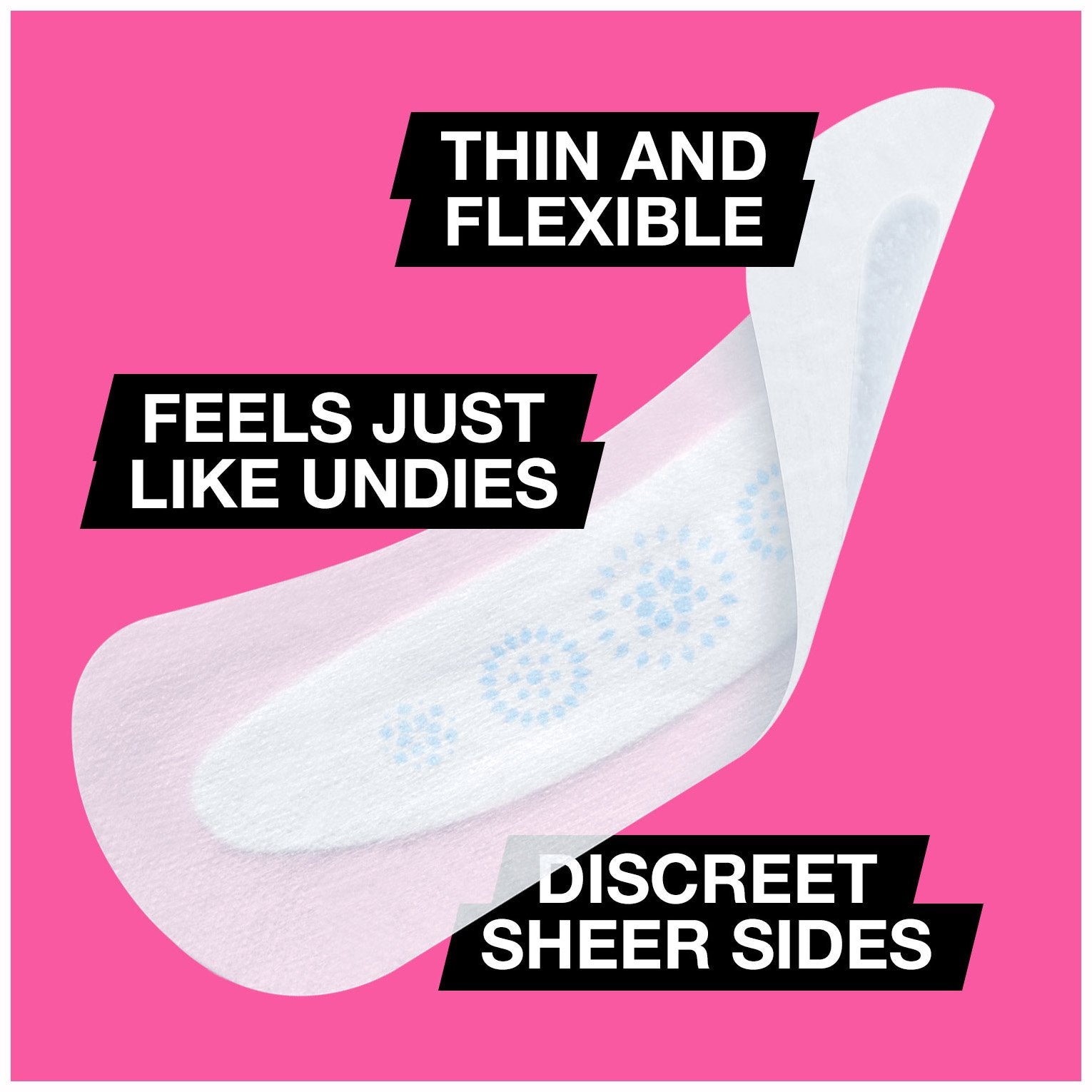 Liner ultra-fin et flexible pour un confort discret au quotidien