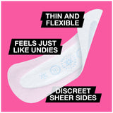 Liner ultra-fin et flexible pour un confort discret au quotidien