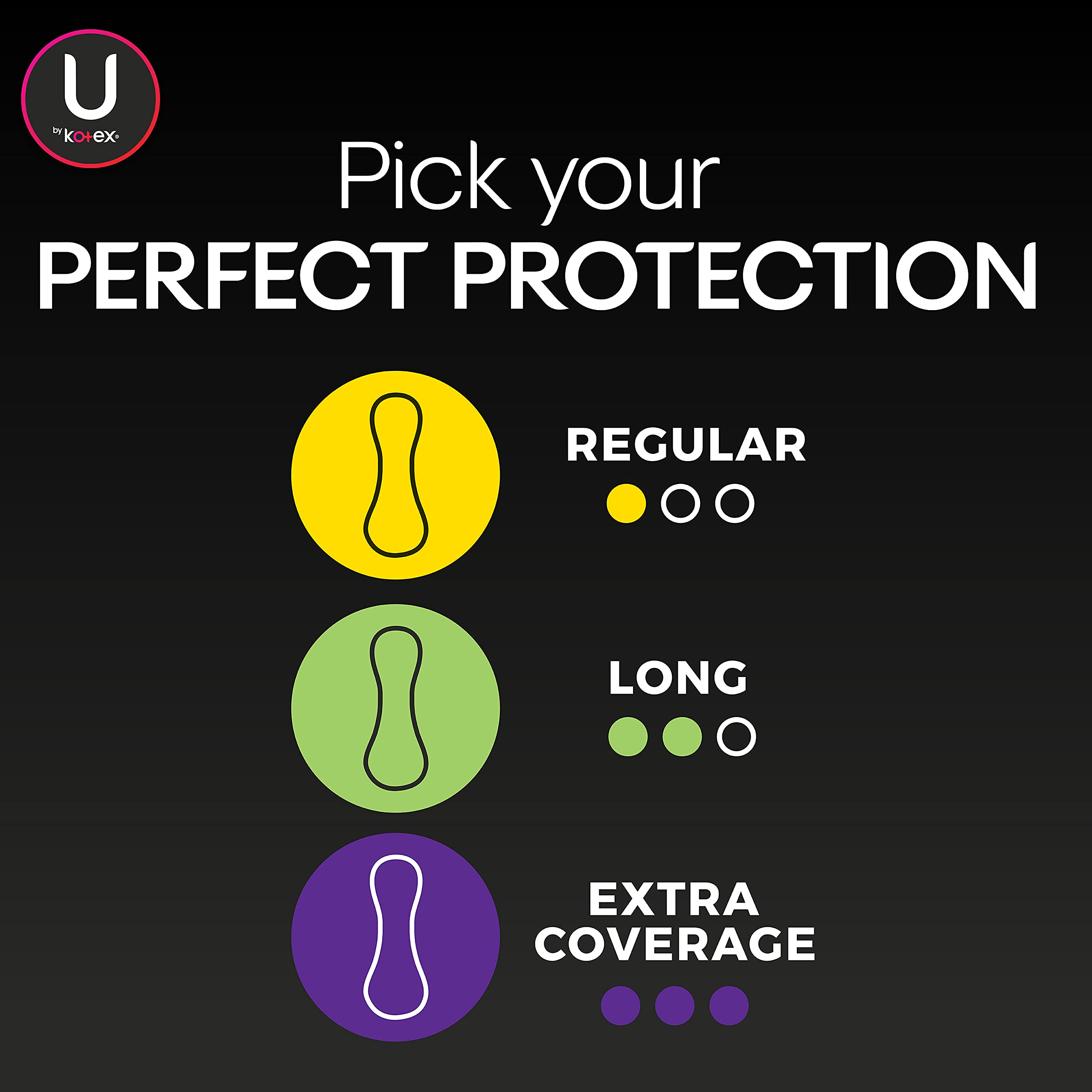 U by Kotex Lightdays douceur peau sensible et confort.