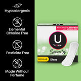 U by Kotex Lightdays emballage variable pour votre rituel quotidien.