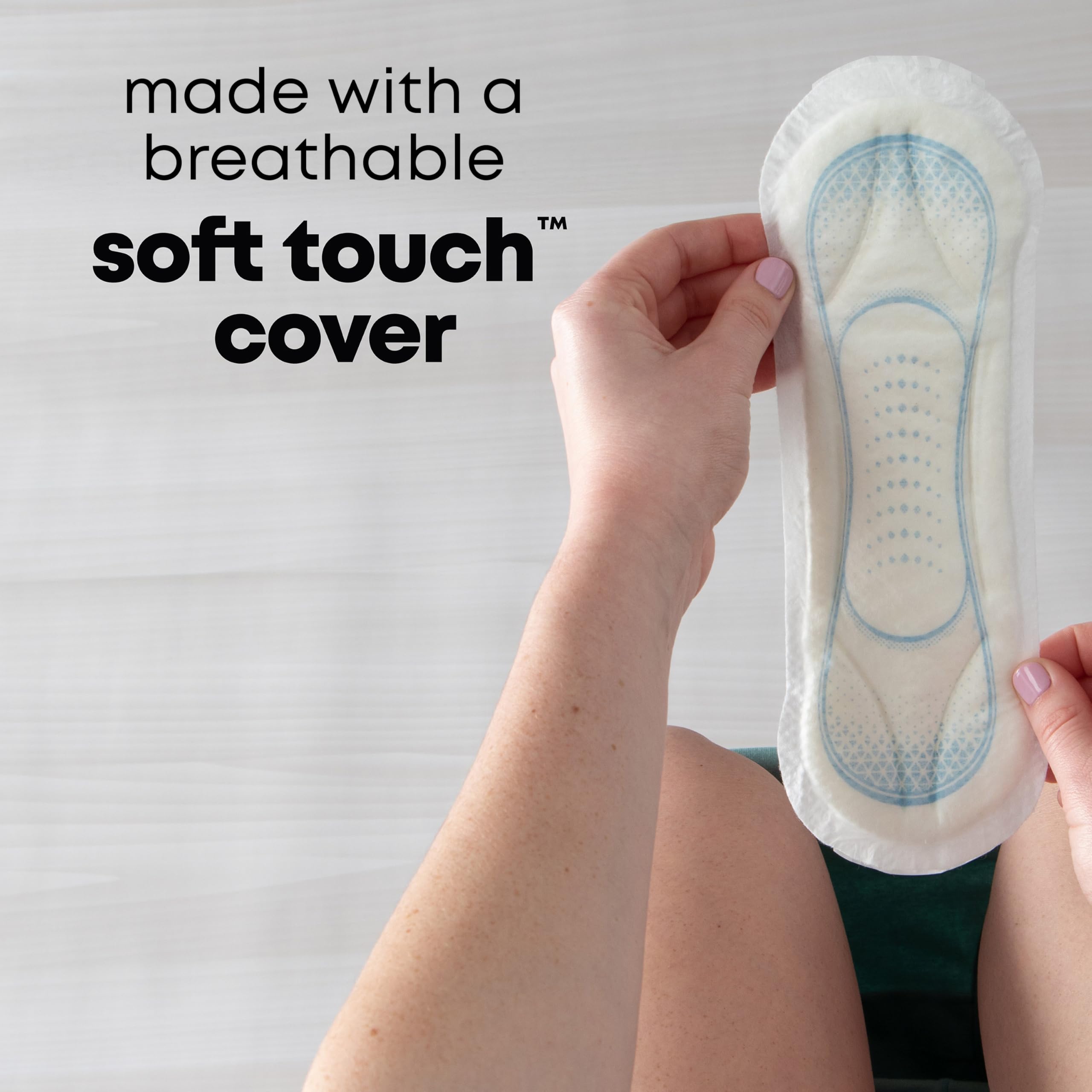 U by Kotex Maxi Clean & Secure – couverture douce et respirante.