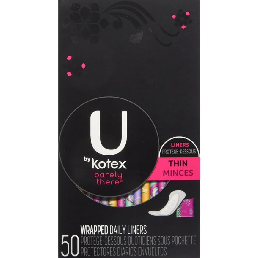 Ensemble de 5 boîtes U by Kotex Barely There pour une protection discrète