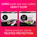 U by Kotex protections avec ailes assurant stabilité quotidienne