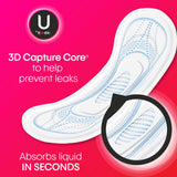 U by Kotex protections longues avec ailes pour flux lourd