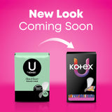 Protège-slips U by Kotex Clean & Secure, absorption rapide grâce au noyau Xpress-Dri.