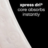 Protège-slips U by Kotex Clean & Secure, sans parfum ni latex pour peau sensible.