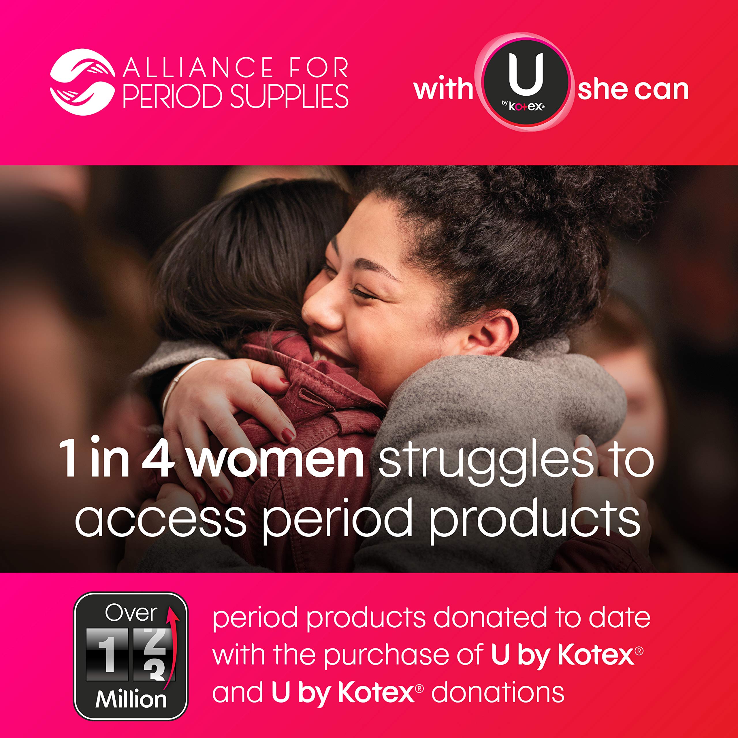 U by Kotex sans latex naturel et sans parfum