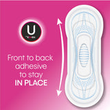 U by Kotex sans parfum pour peau sensible