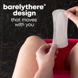 U by Kotex Barely There, liner mince, sensation légère et imperceptible