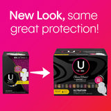 U by Kotex CleanWear : aile Tru-Fit pour un maintien fiable.