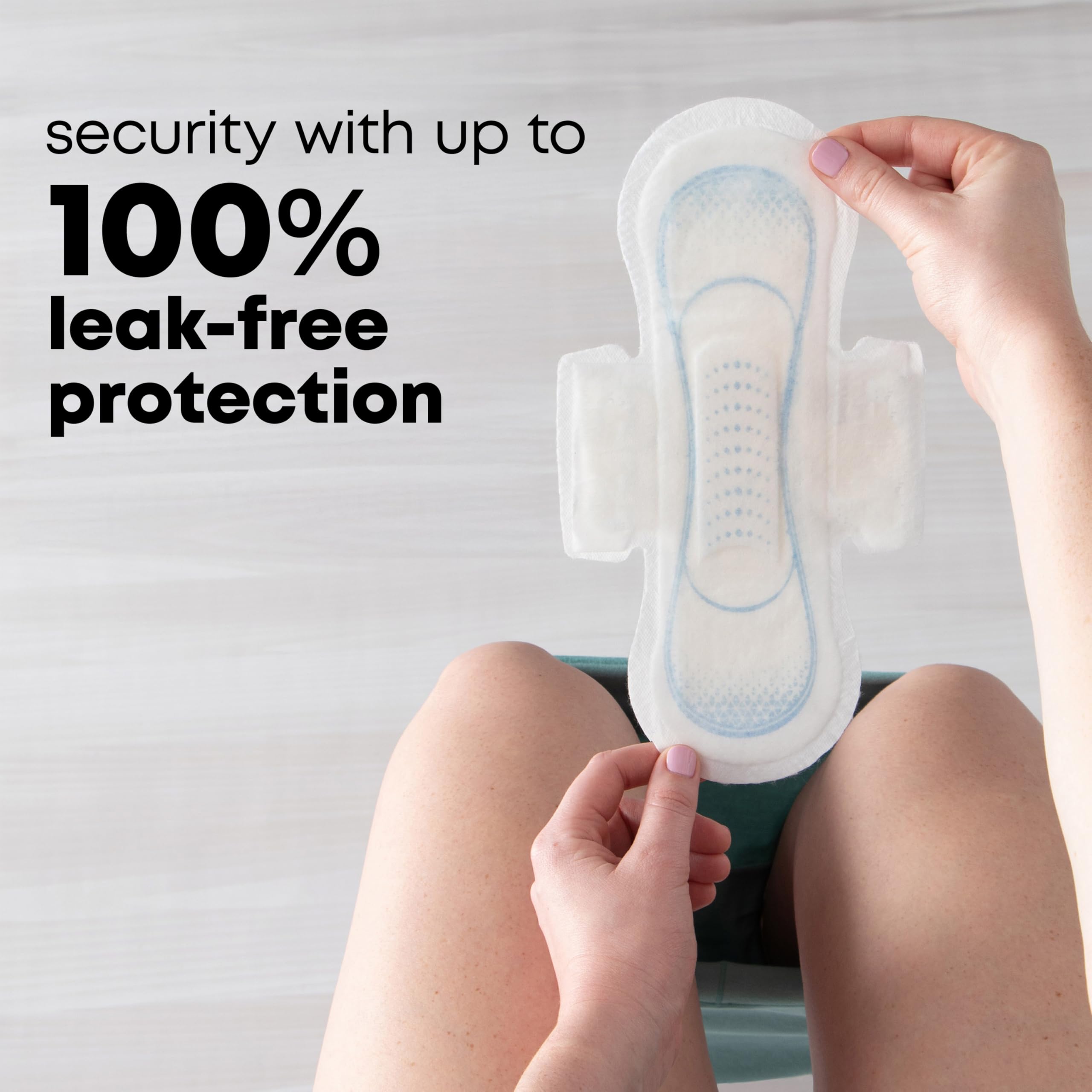 Couverture soft touch respirante des protections U by Kotex