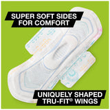 U par Kotex côtés ultra-doux pour le confort quotidien.