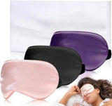 Masque yeux en soie Uaszdau, confort assuré, idéal voyage pour dormir dans le noir